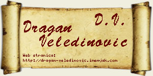 Dragan Veledinović vizit kartica